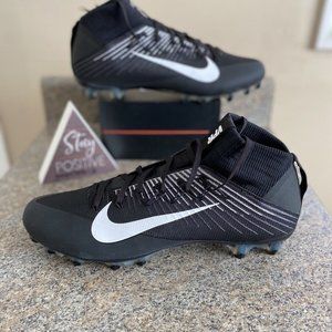Nike Vapor Untouchable 2 Football Cleats Black‎ / White 924113-001 Mens Size 14